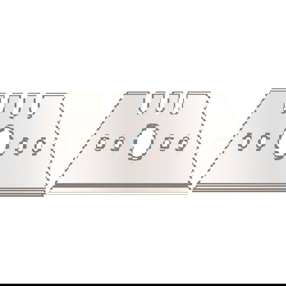 Knife Blades; Blade Type: Trapezoid ; Blade Material: Steel; TIN ; Blade Point Type: Sharp ; Blade Edge Type: Straight ; Blade Length (mm): 53.0000 ; Blade Length (Decimal Inch): 2.0866